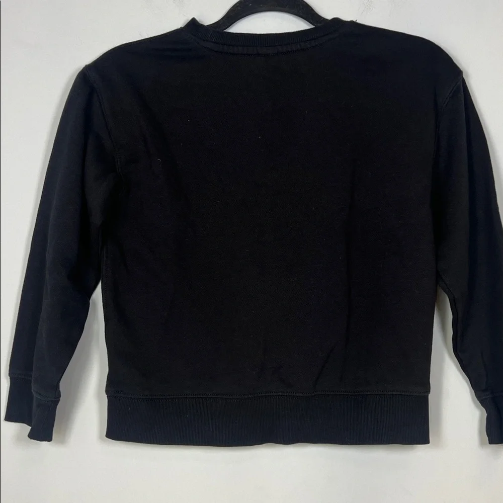 Old‎ Navy Kids Basic Classic Black Crewneck Sweatshirt Unisex Size Medium